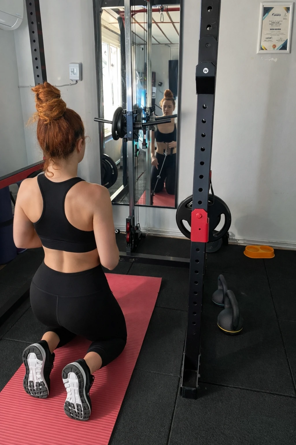 Üyenin birebir fitness ve form kontrolü çalışması